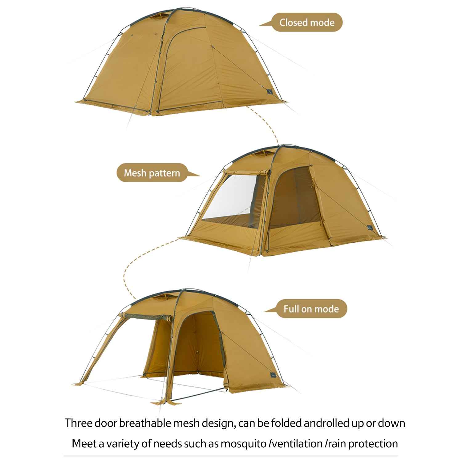 Naturehike Dune 7.6 tente camping 3 personnes
