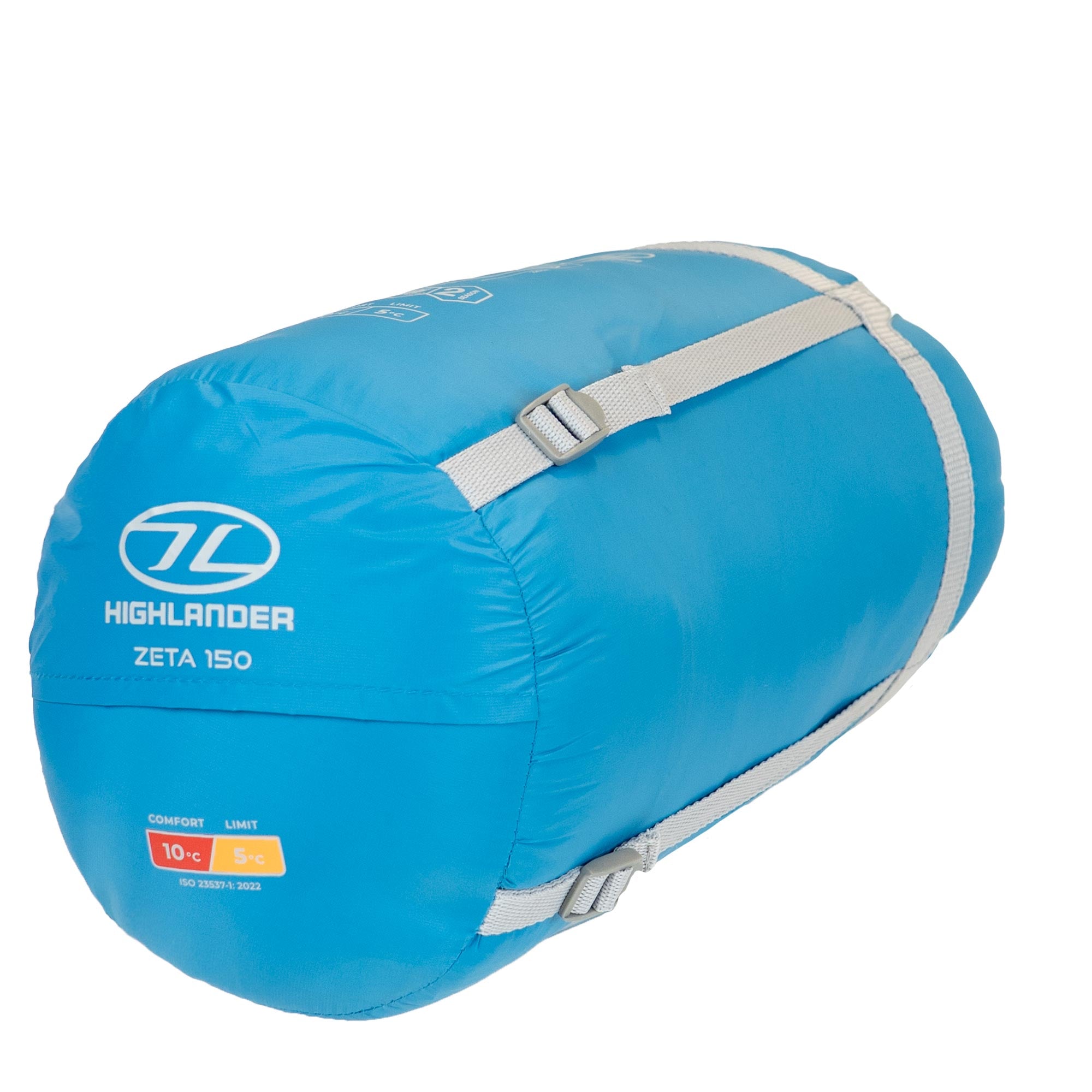 HIGHLANDER Zeta 150 Sac de Couchage Momie Bleu Été 890g