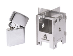 Bushcraft Essentials EDCBox Micro Stove réchaud inox poche