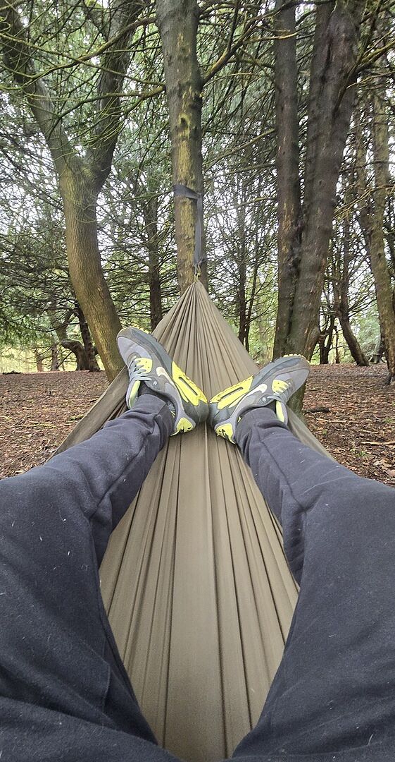 Highlander Crusader hamac camping 1 personne Olive