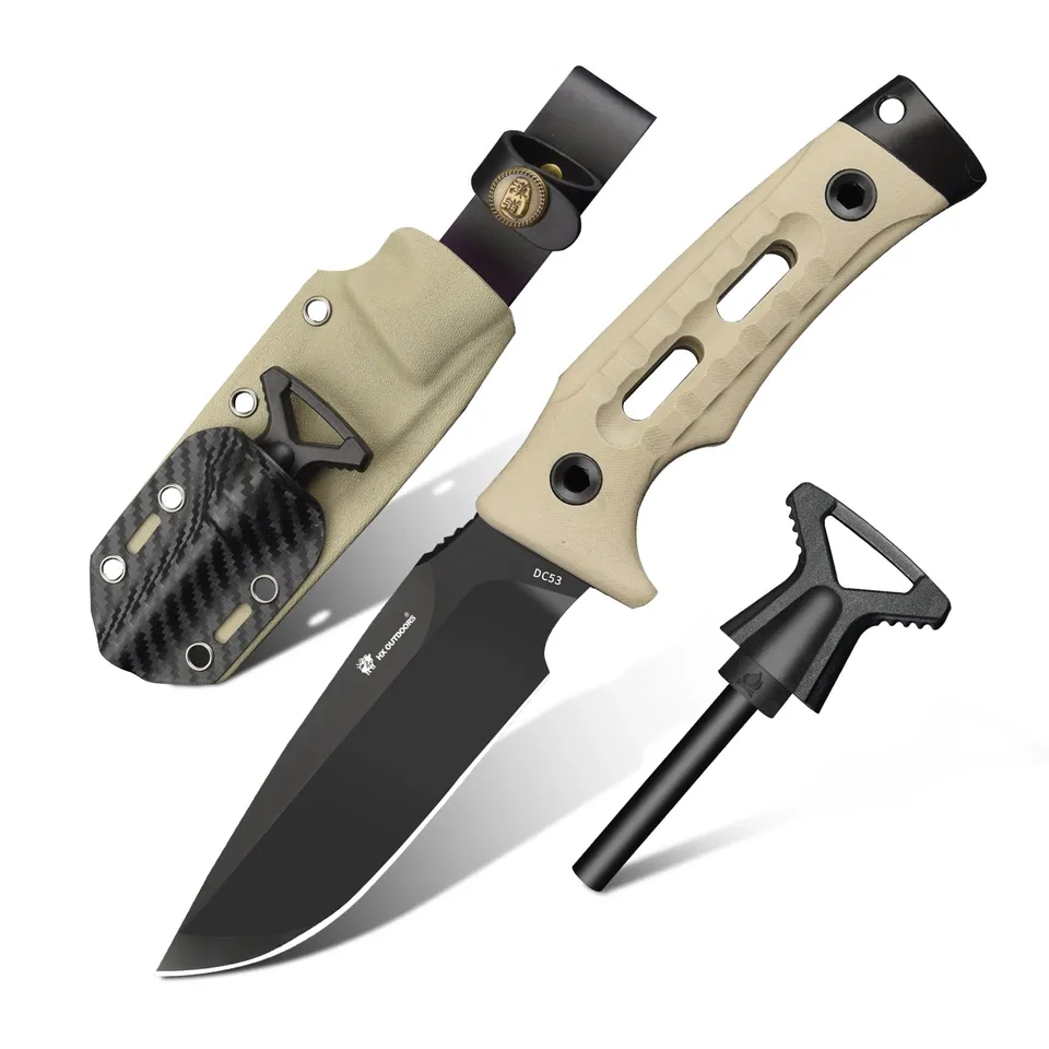 HX Rock Apex TD-18A couteau fixe DC53 manche kaki