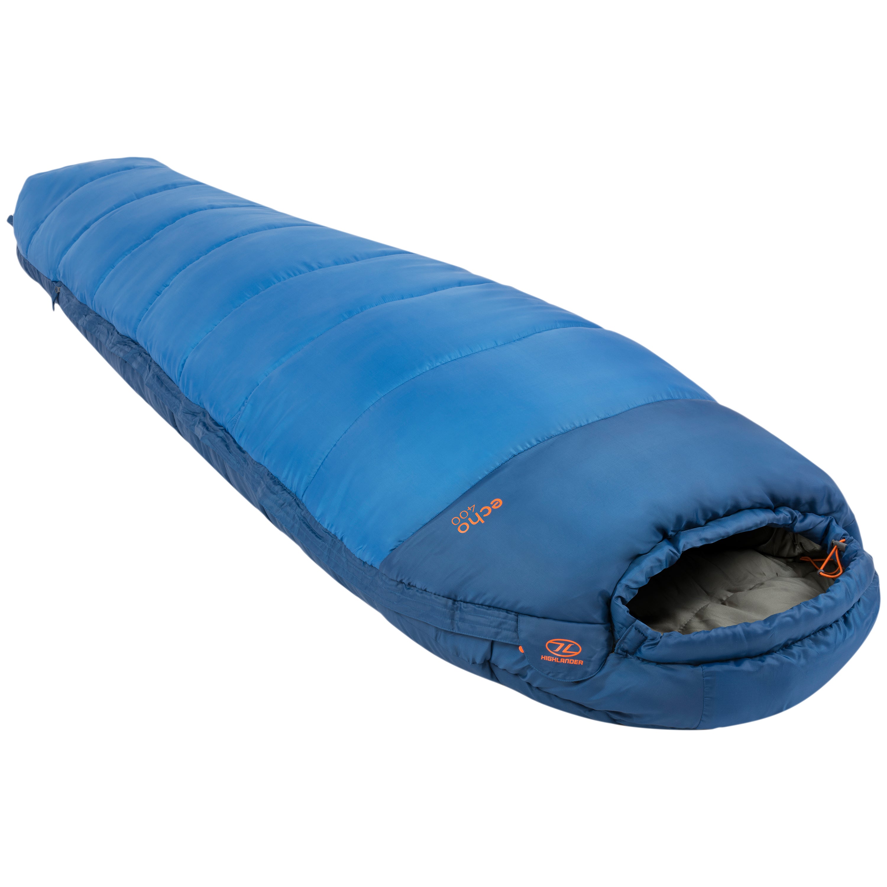 Highlander Echo 400 sac de couchage momie bleu 4 saisons