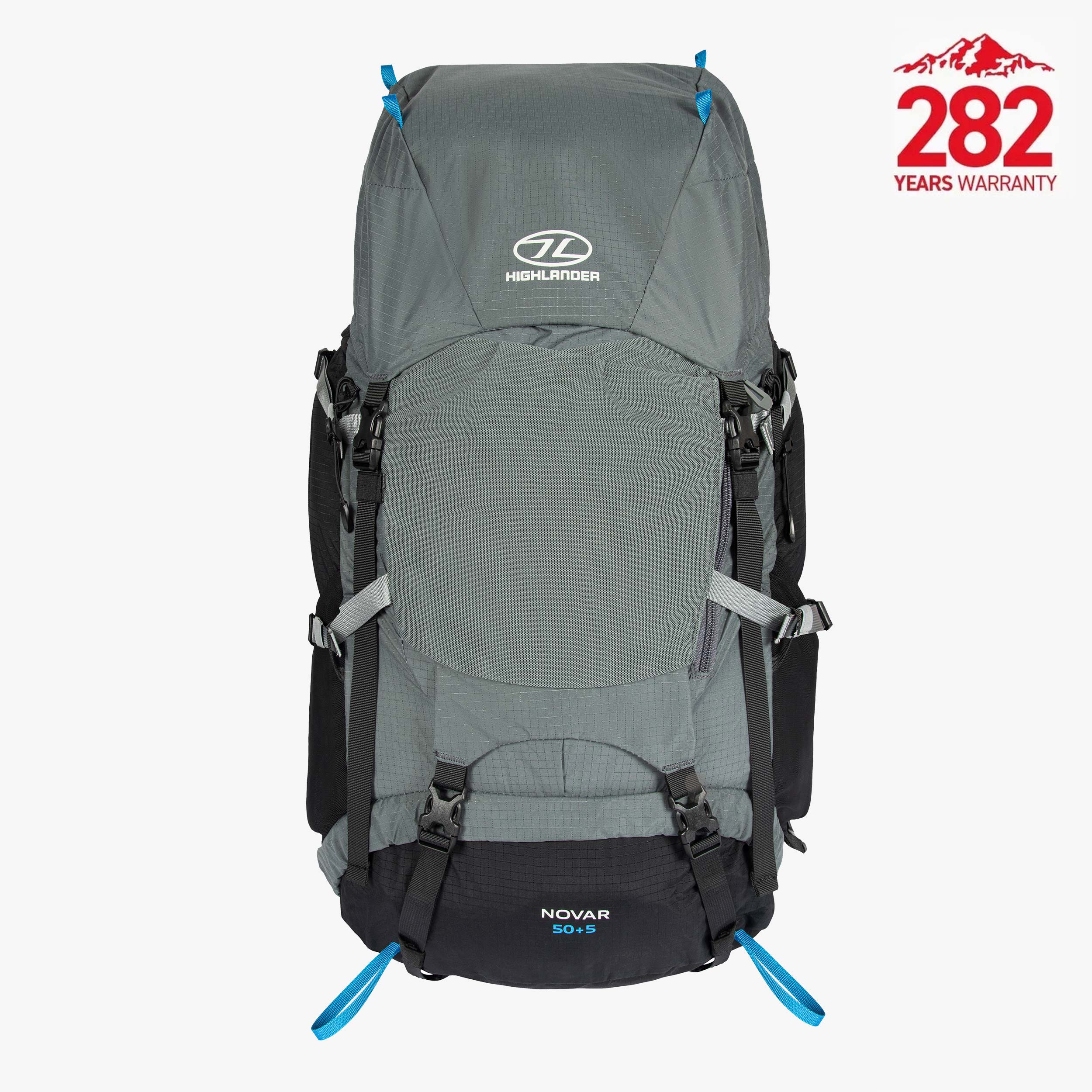 Highlander Novar sac à dos 50+5 L gris foncé trekking
