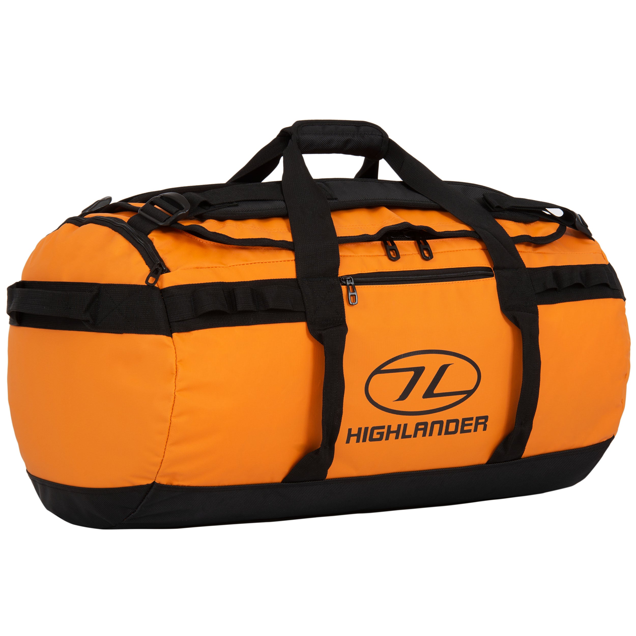 Highlander Storm Kitbag sac polochon 65L orange étanche