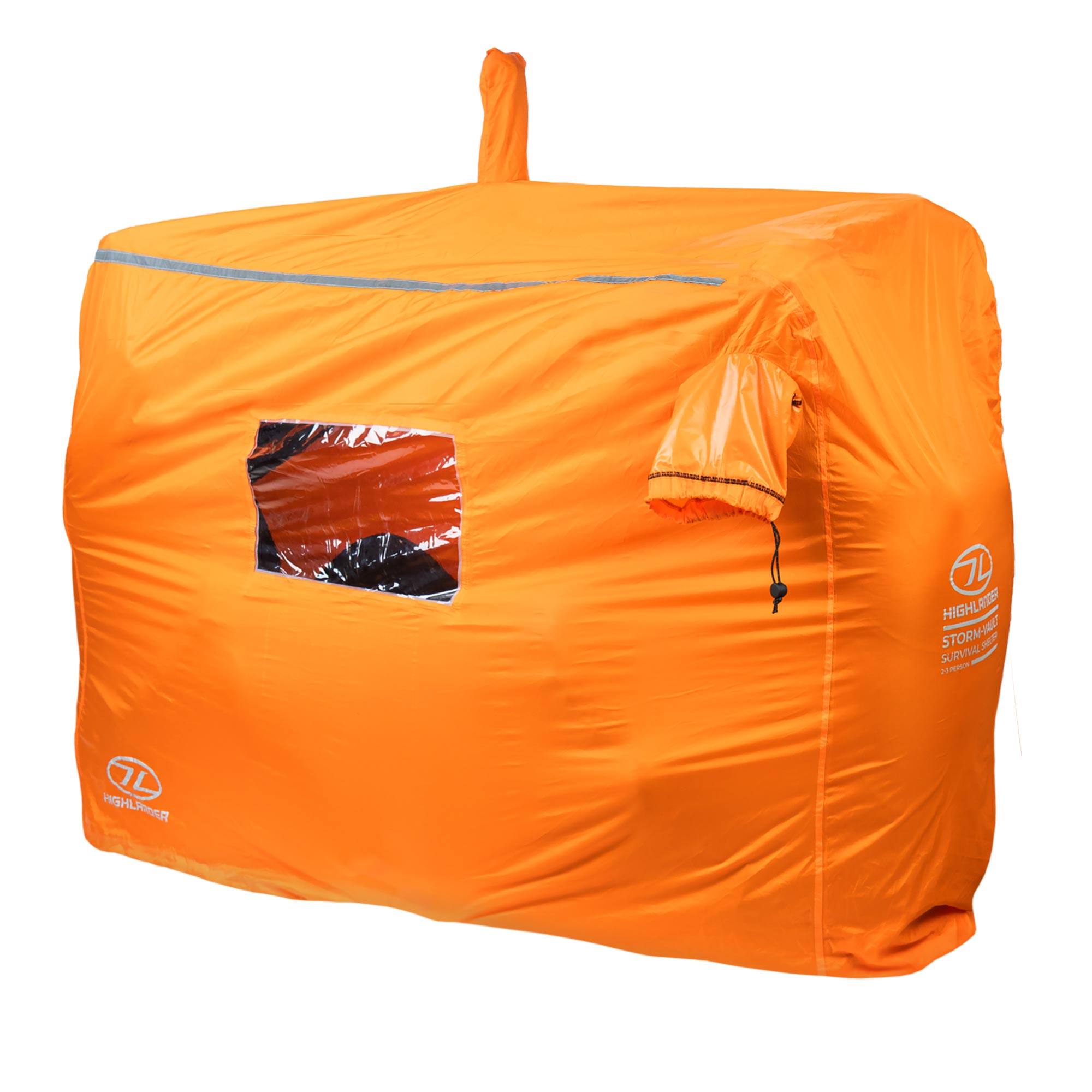 Highlander Storm Vault abri survie 2-3 personnes orange