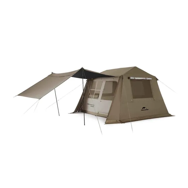 Naturehike Village 6.0 tente cabine 4 personnes marron