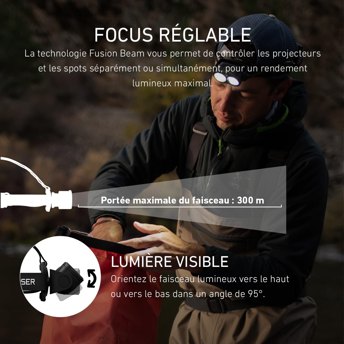 Ledlenser H19R Core lampe frontale rechargeable 3500 lm