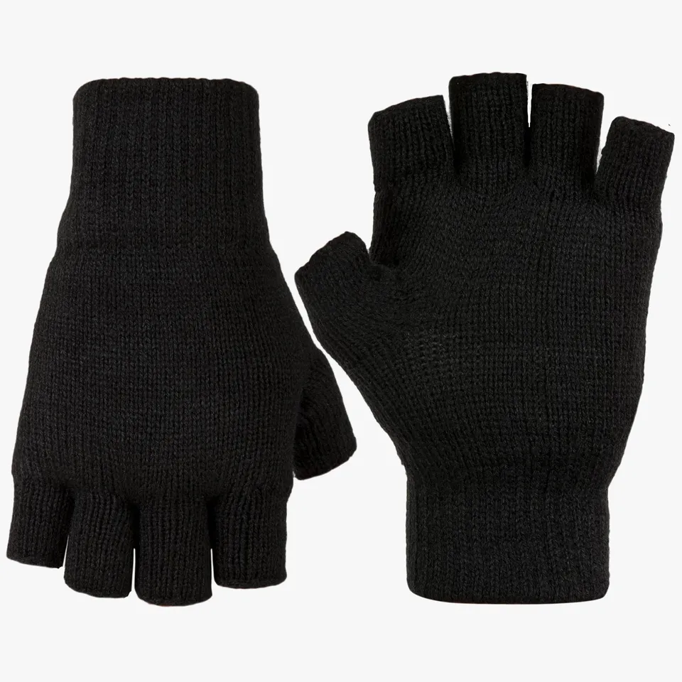 Highlander Stayner Gants Thermiques Sans Doigts Noir