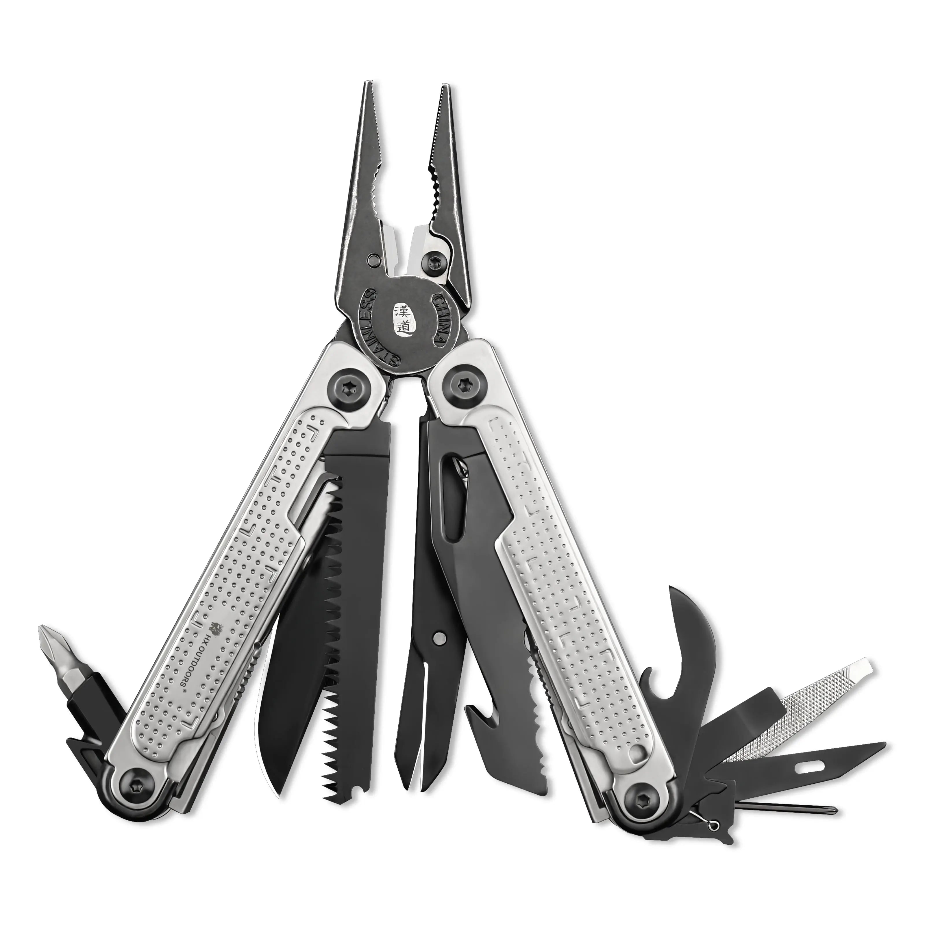 HX HawkX GQ-26 outil multifonction argent 160 mm
