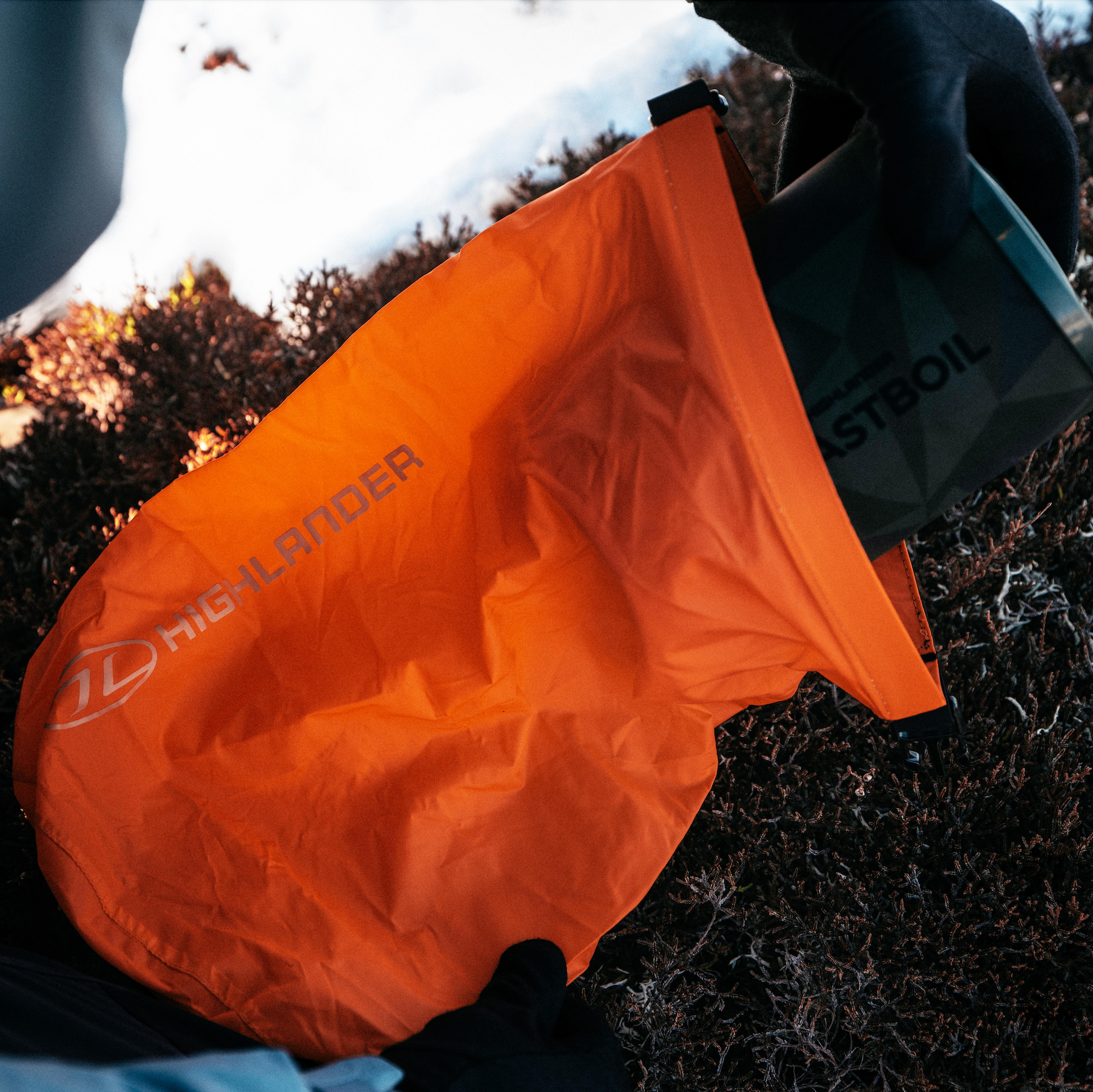 Highlander X-Lite sac étanche 4L orange coutures soudées