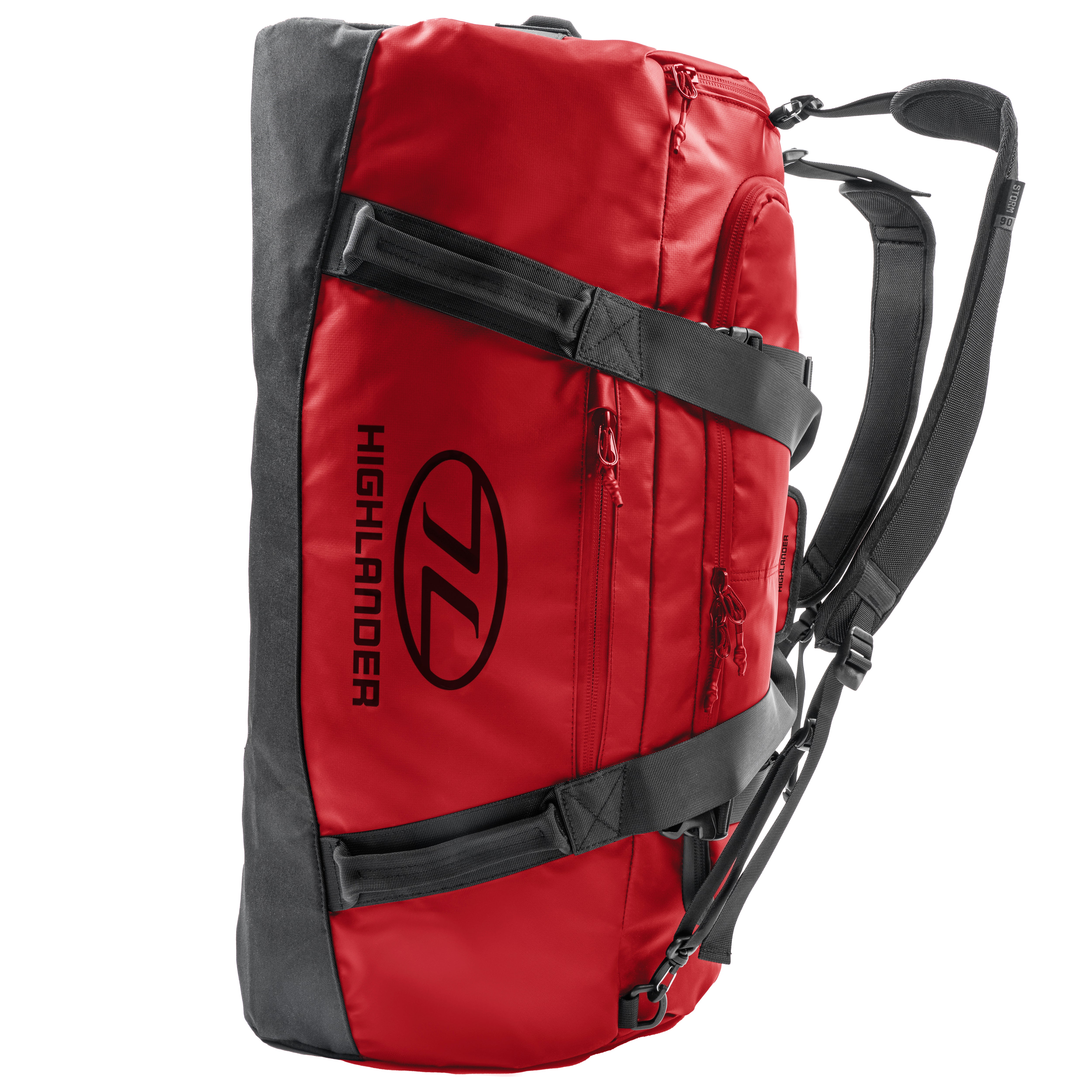 Highlander Hauler 90L sac de voyage noir 90 litres