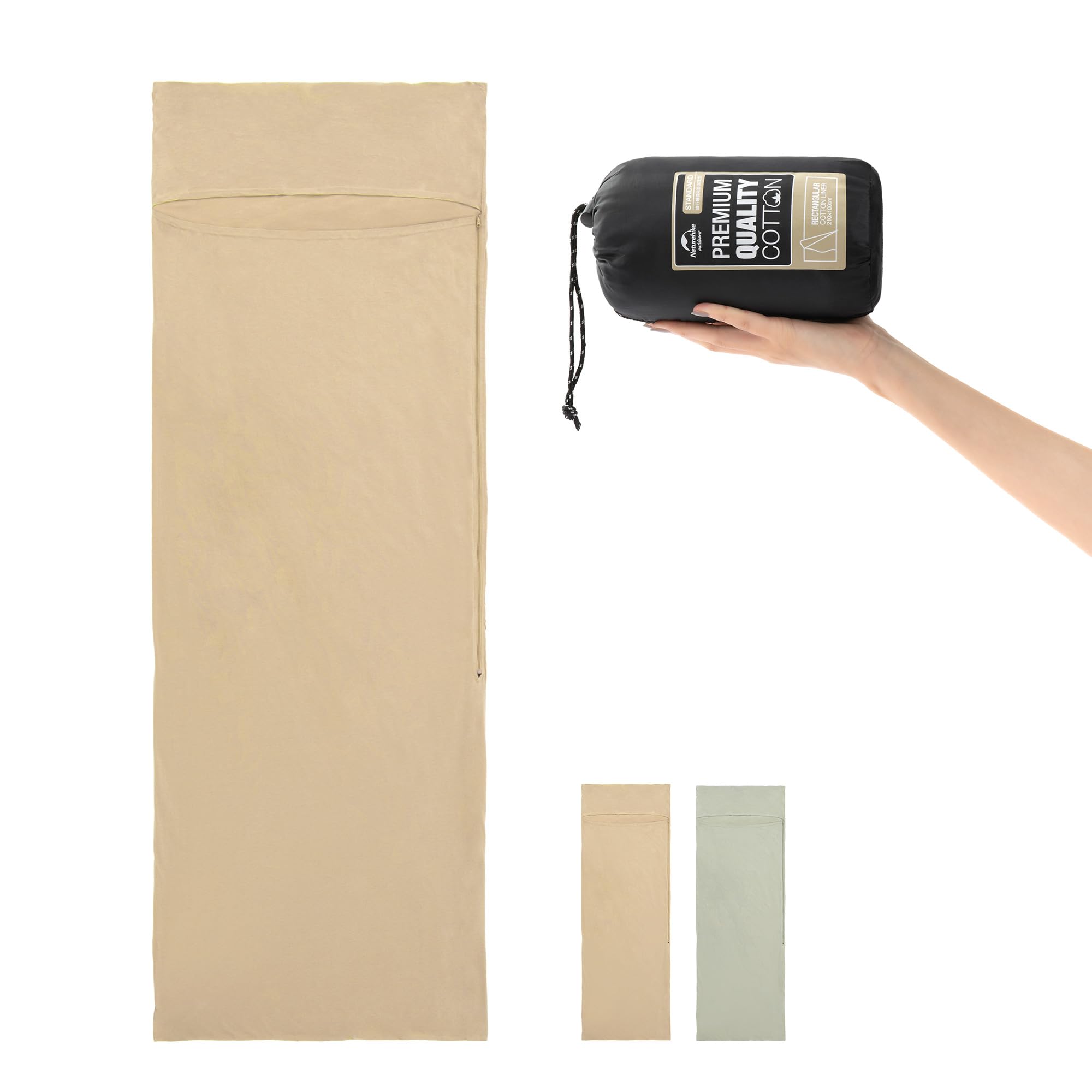 Naturehike CL075 drap sac de couchage coton bleu