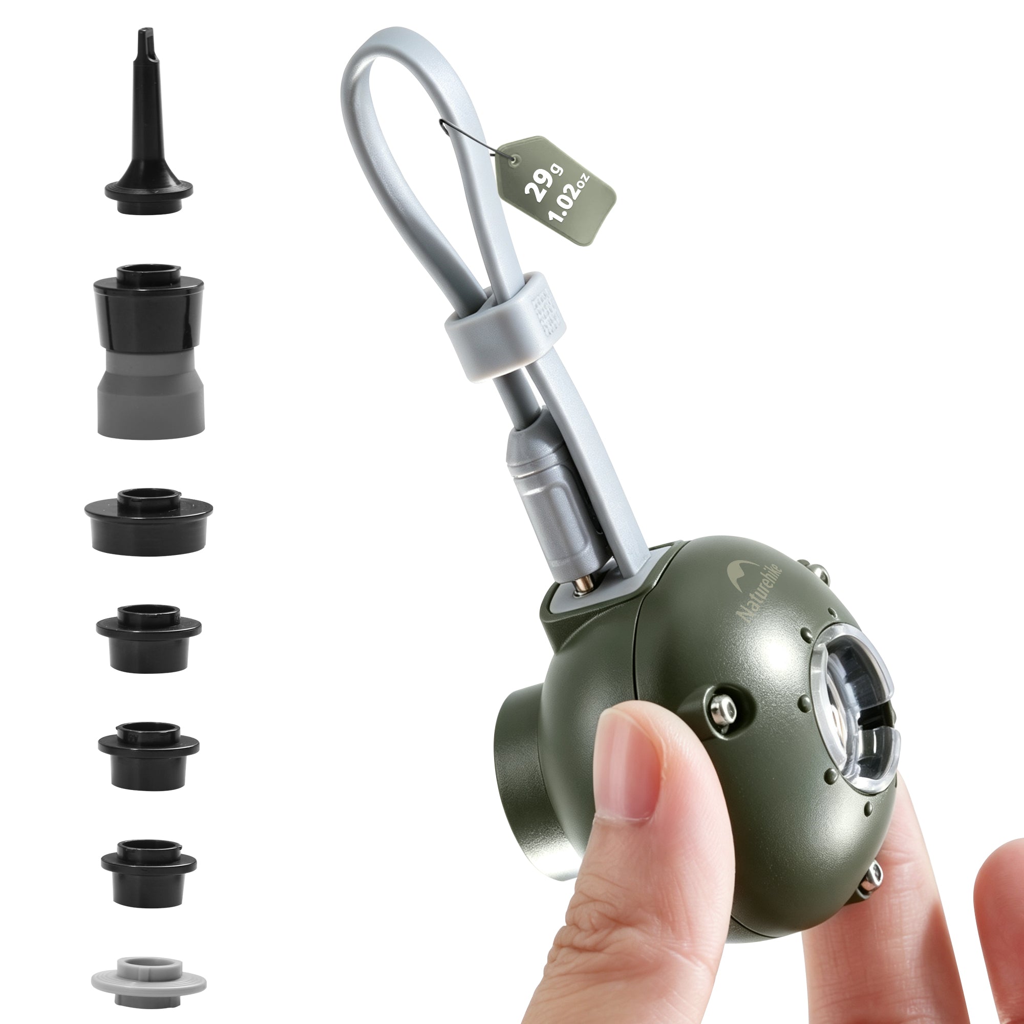Naturehike Wind-nano mini pompe à air électrique 29g USB-C
