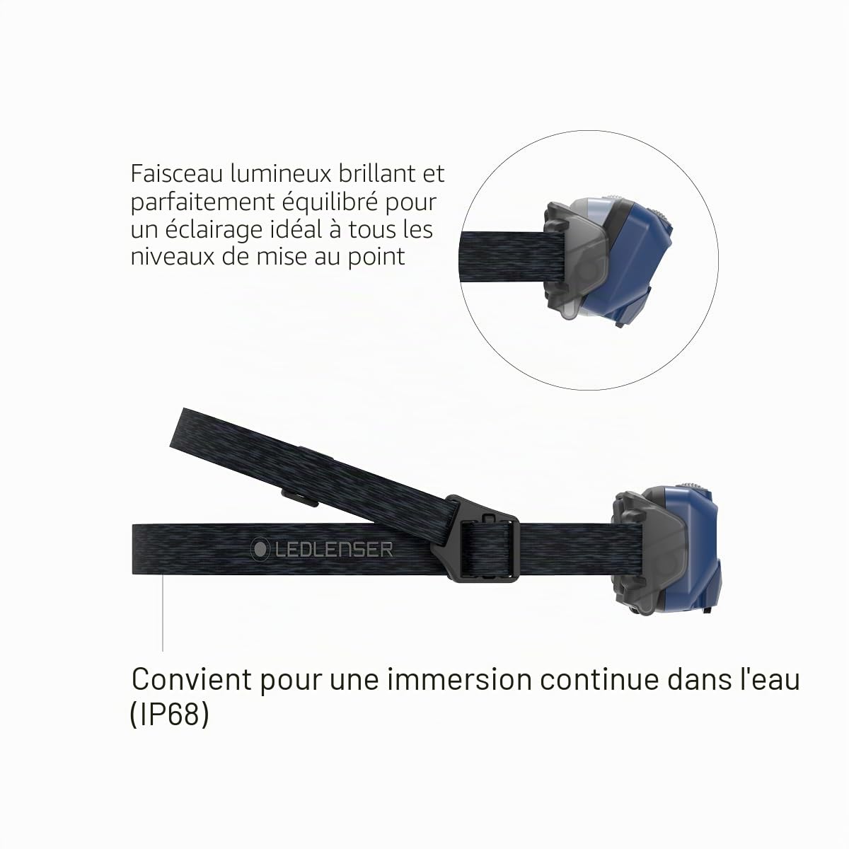 Ledlenser HF6R Core lampe frontale rechargeable 800 lm