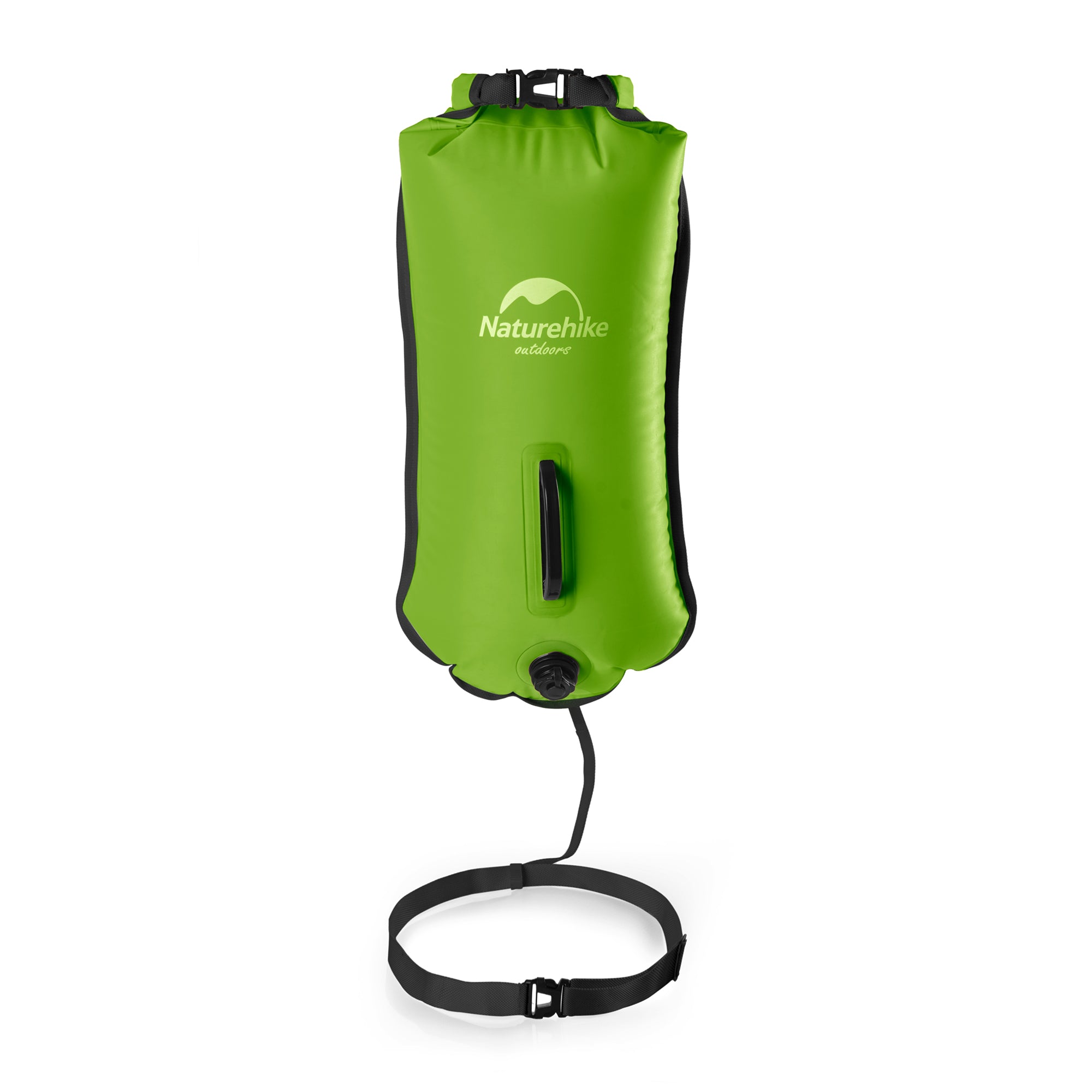 Naturehike sac étanche 18L haute visibilité orange base