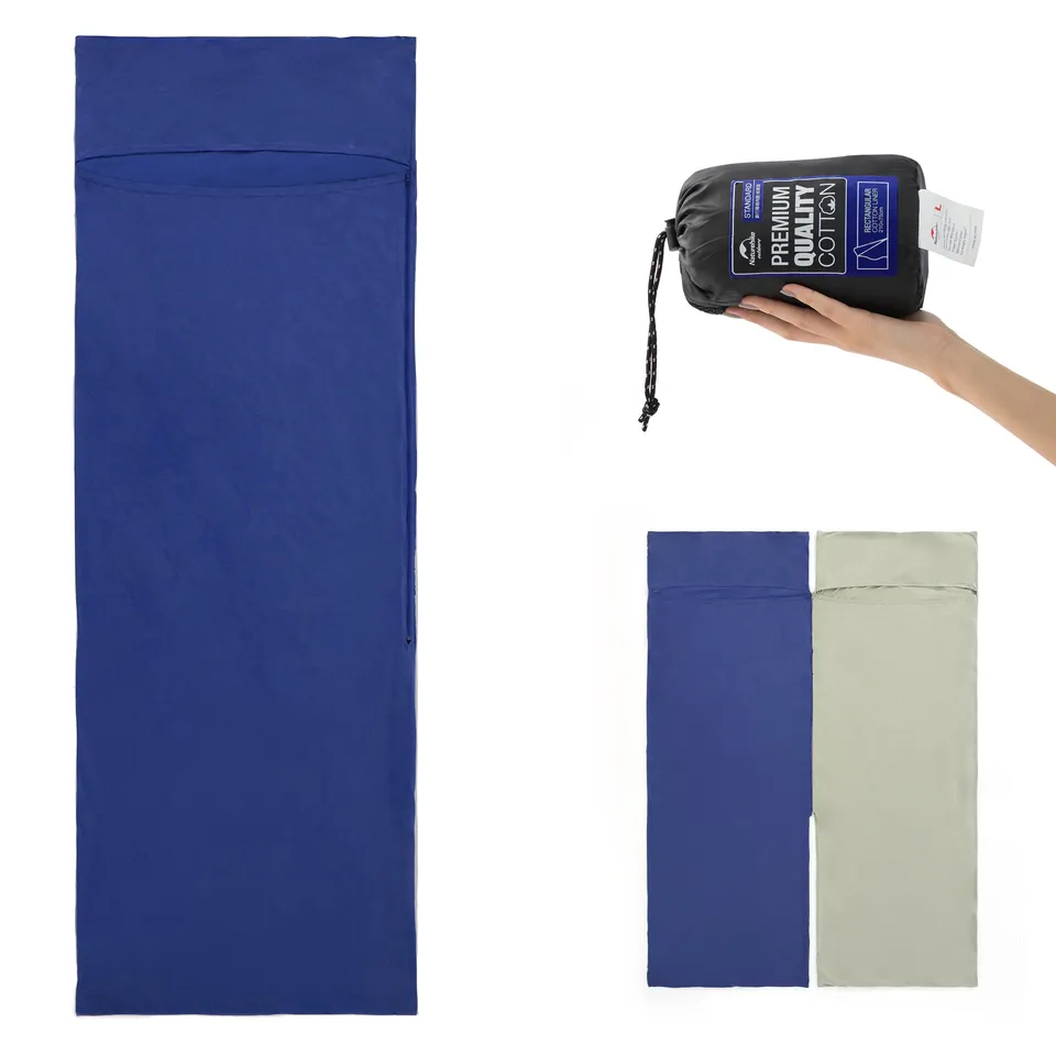 Naturehike CL075 drap sac de couchage coton bleu