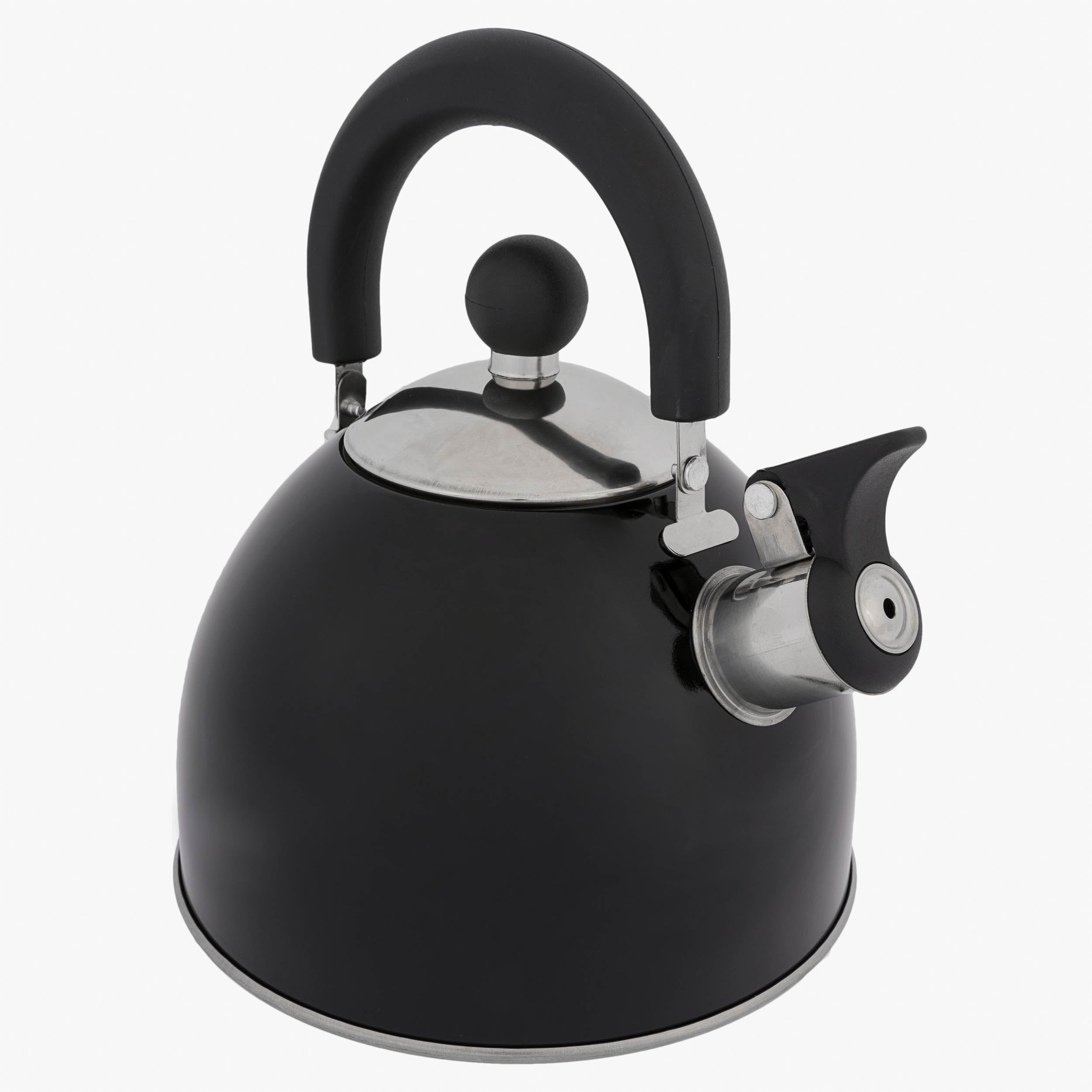 Highlander Cooking bouilloire sifflante 2L noire camping