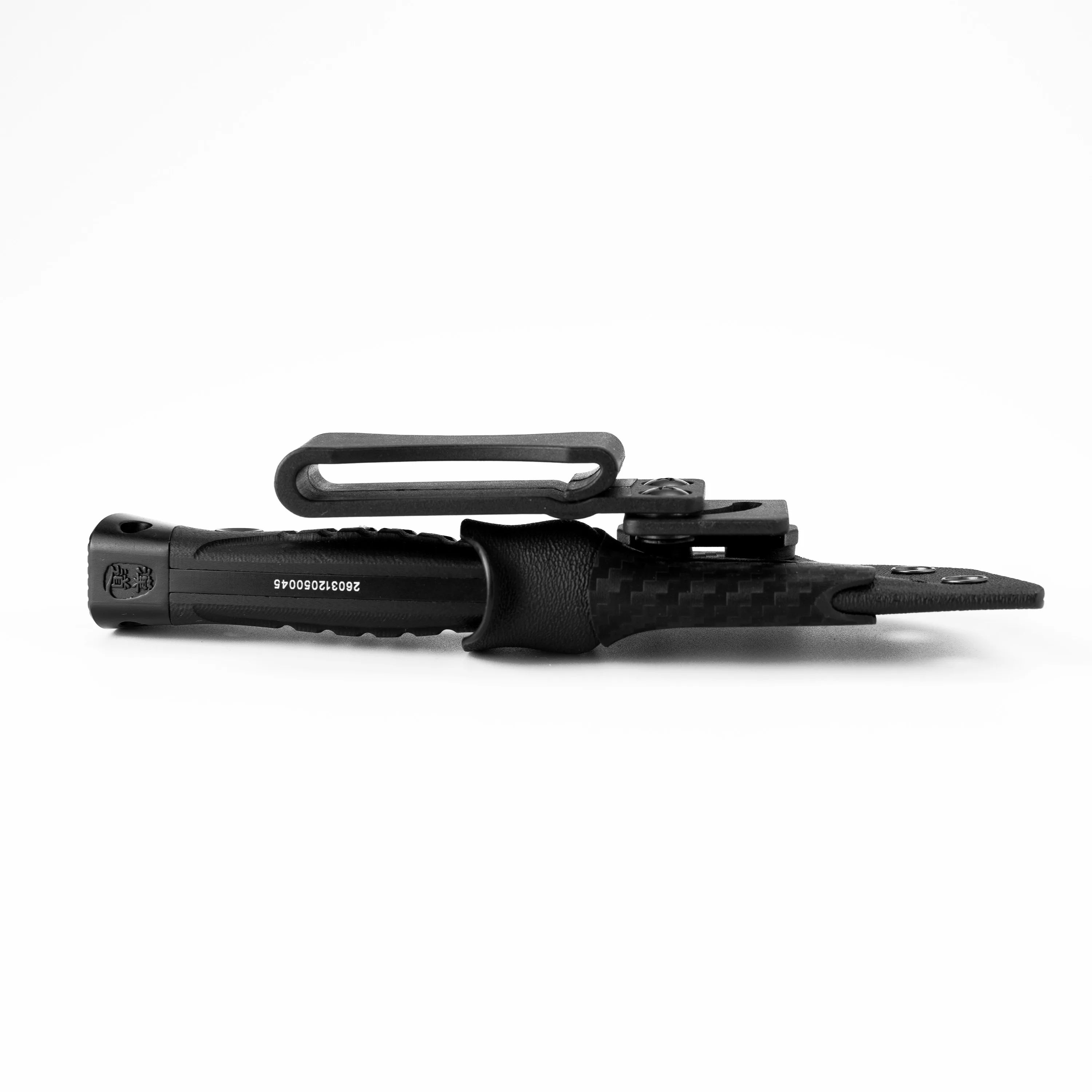 HX Rock Apex Mini TD-26B couteau fixe 58 mm manche G10 noir