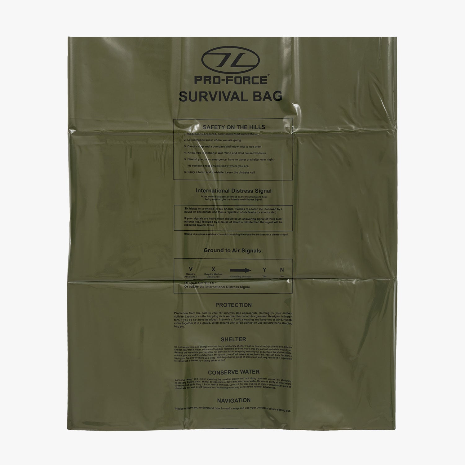 Highlander Survival sac de survie Orange urgence