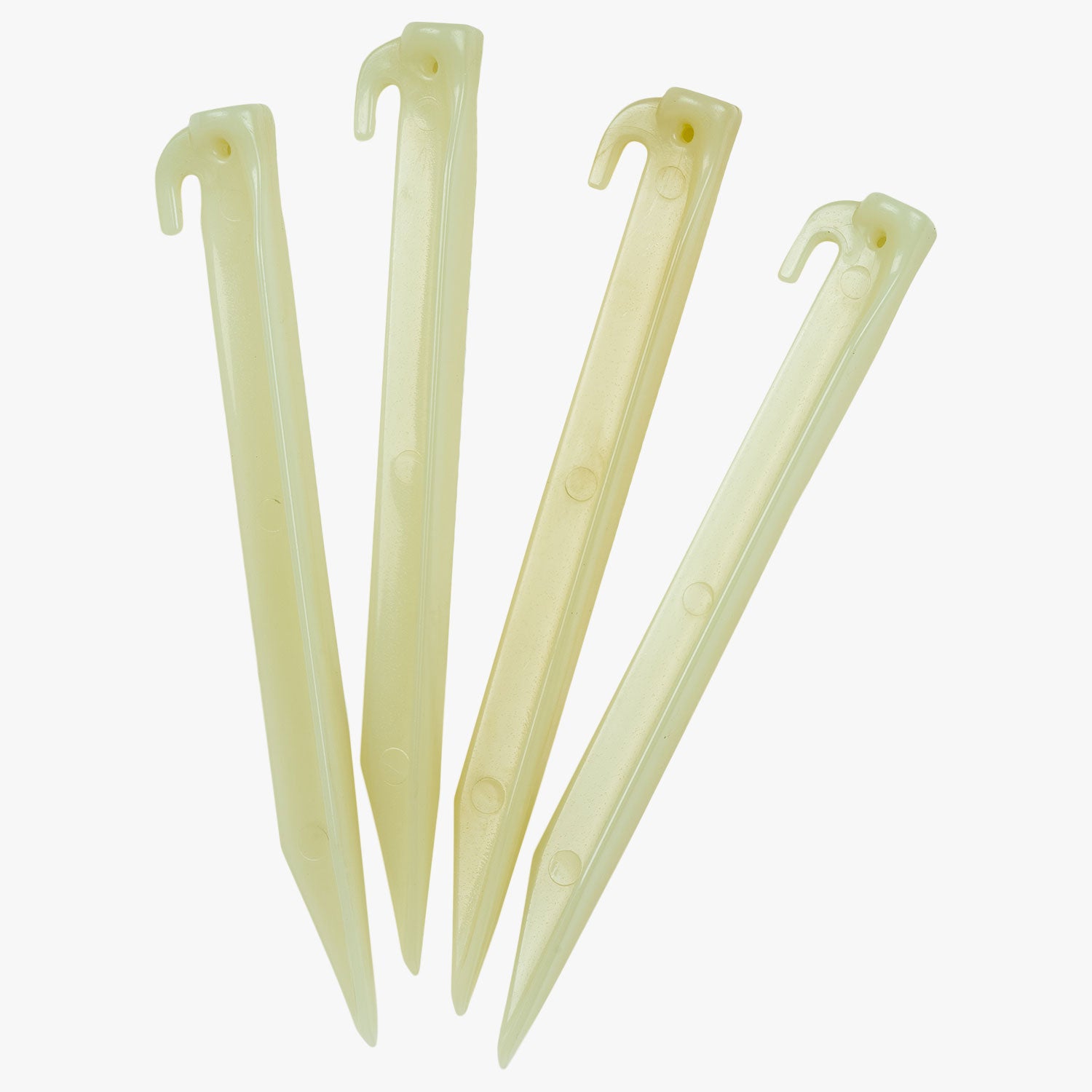 HIGHLANDER Piquets Tente Phosphorescents Lot de 4 Nuit