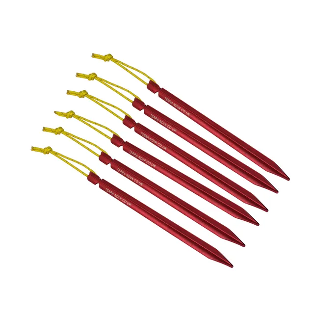 Terra Nova Tent Pegs Terra Firma Mini sardines alu 15 cm x6
