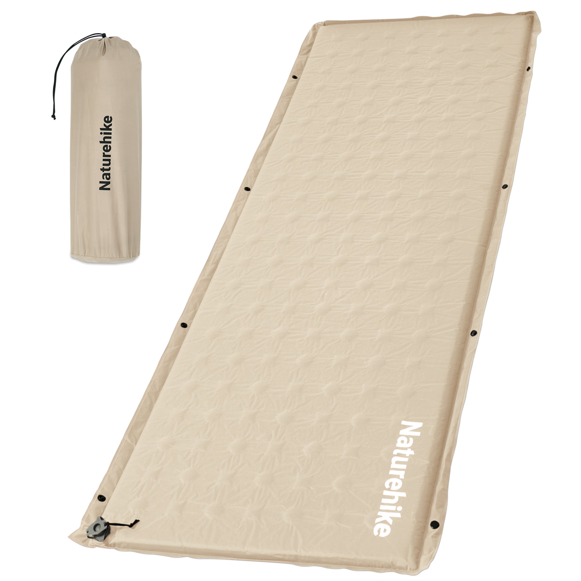 Naturehike D Series matelas autogonflant simple 6 cm kaki
