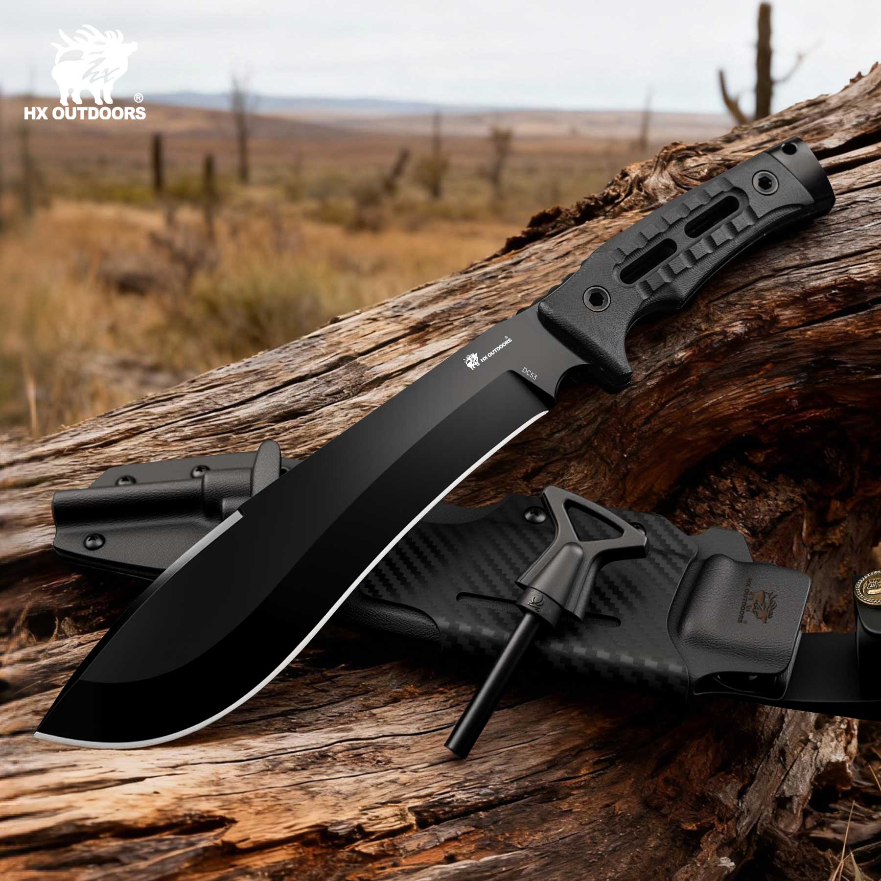 HX Rock Apex Plus D-347 chopper 205 mm manche G10 DC53