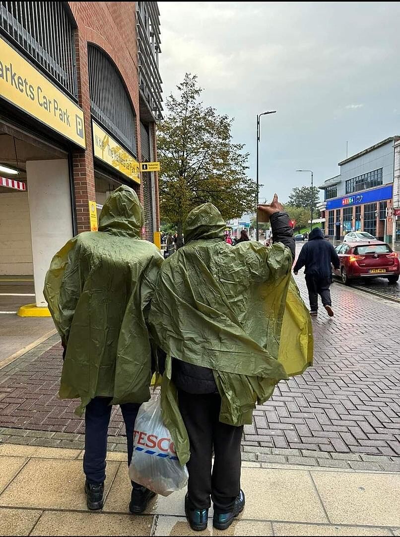 Highlander Poncho pluie imperméable olive polyester