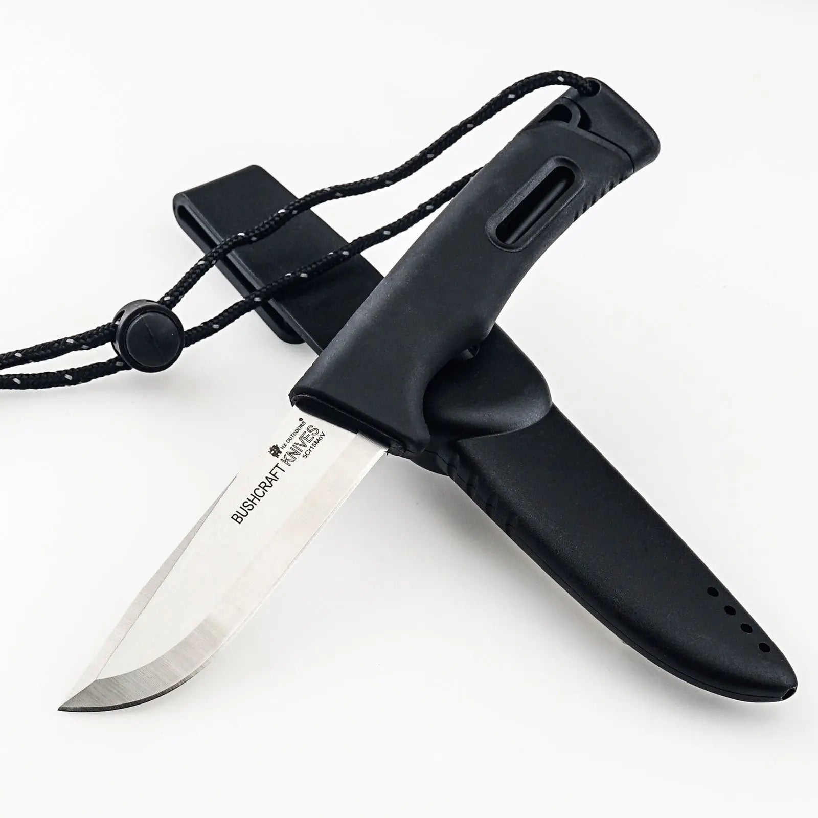 HX Survival Master 4 couteau fixe 95 mm manche noir