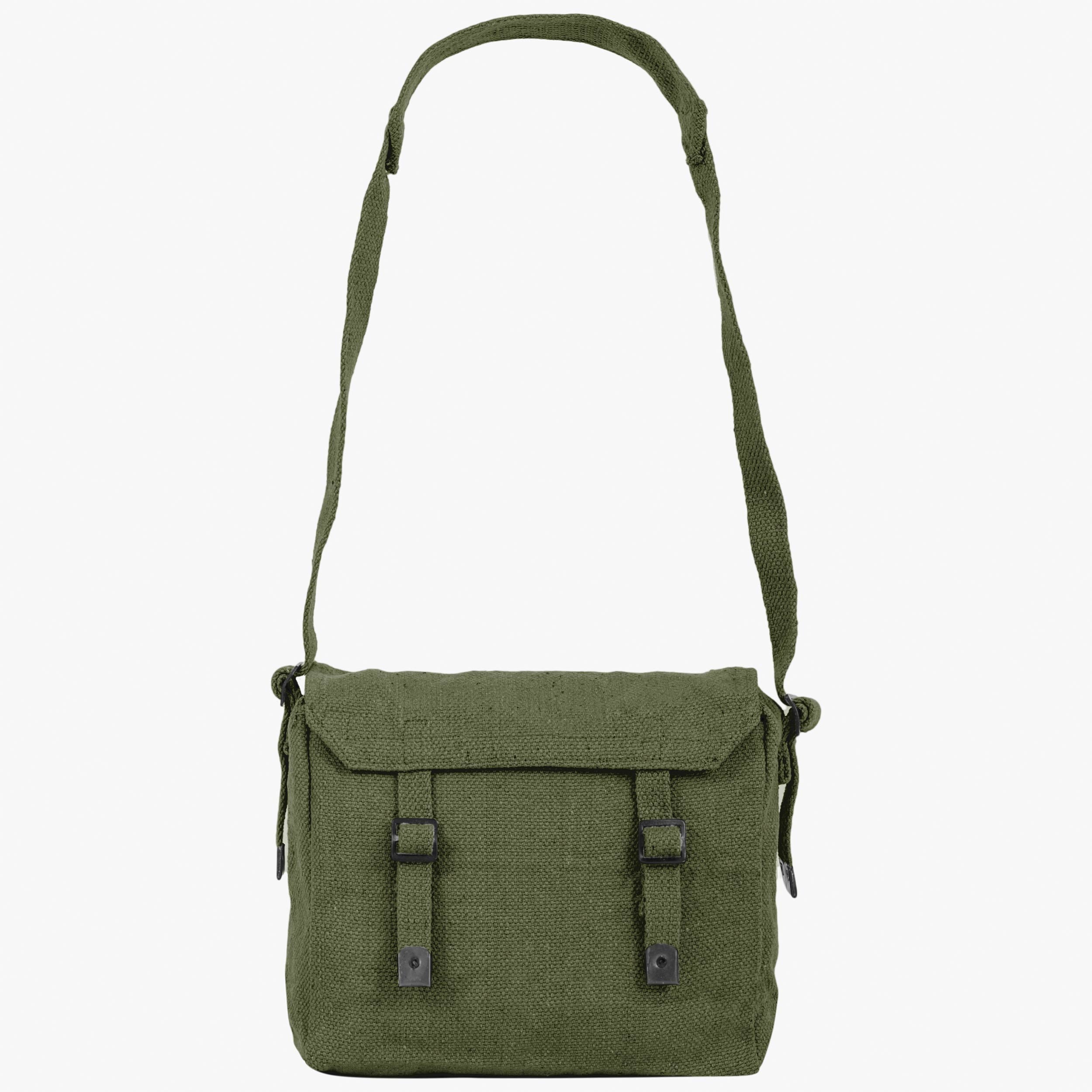 Highlander Haversack musette toile beige lavée bandoulière
