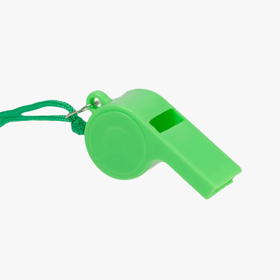 Highlander Survival Referee Whistle sifflet vert avec cordon