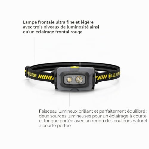 Ledlenser HF4R Work lampe frontale 500 lm casque IP68