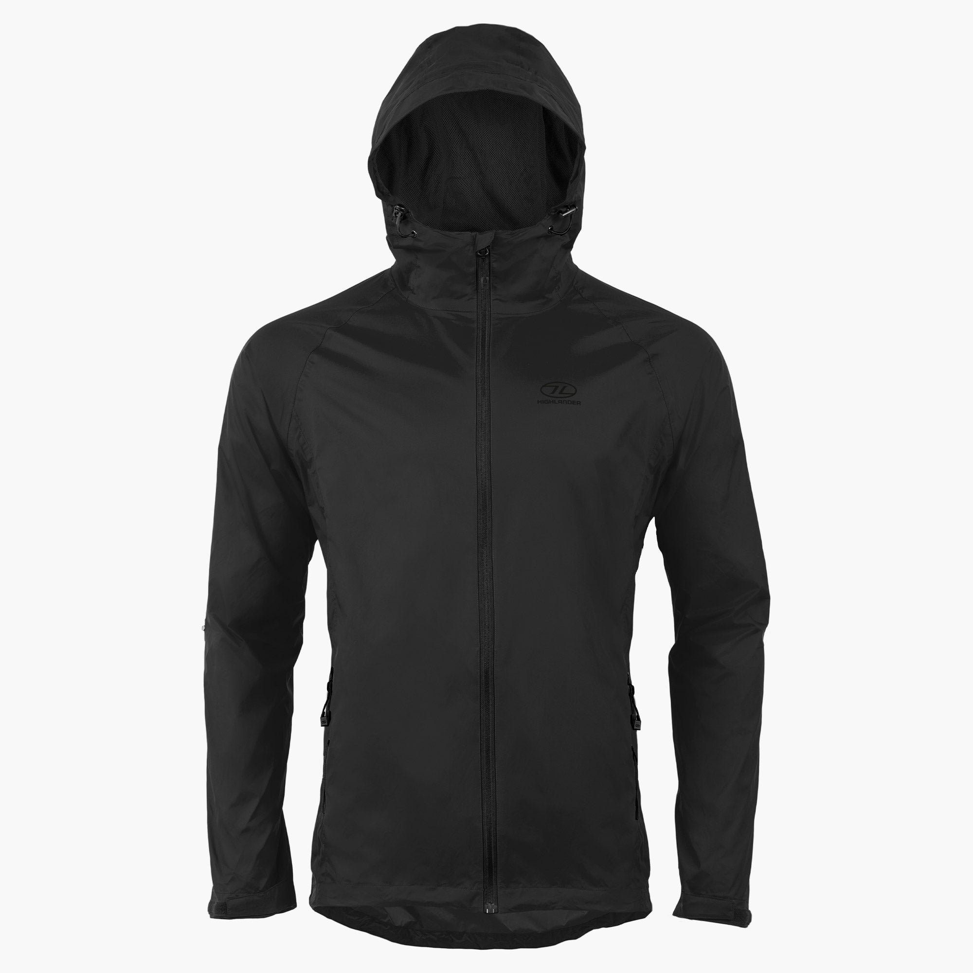 Highlander Stow & Go veste imperméable homme noir pliable