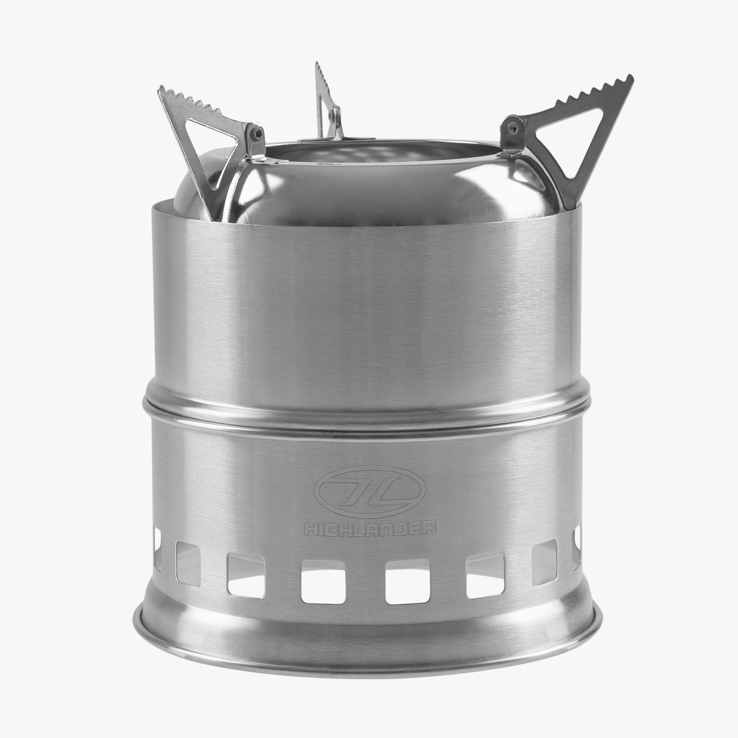 Highlander Cooking Cabar réchaud bois acier 380g multifuel