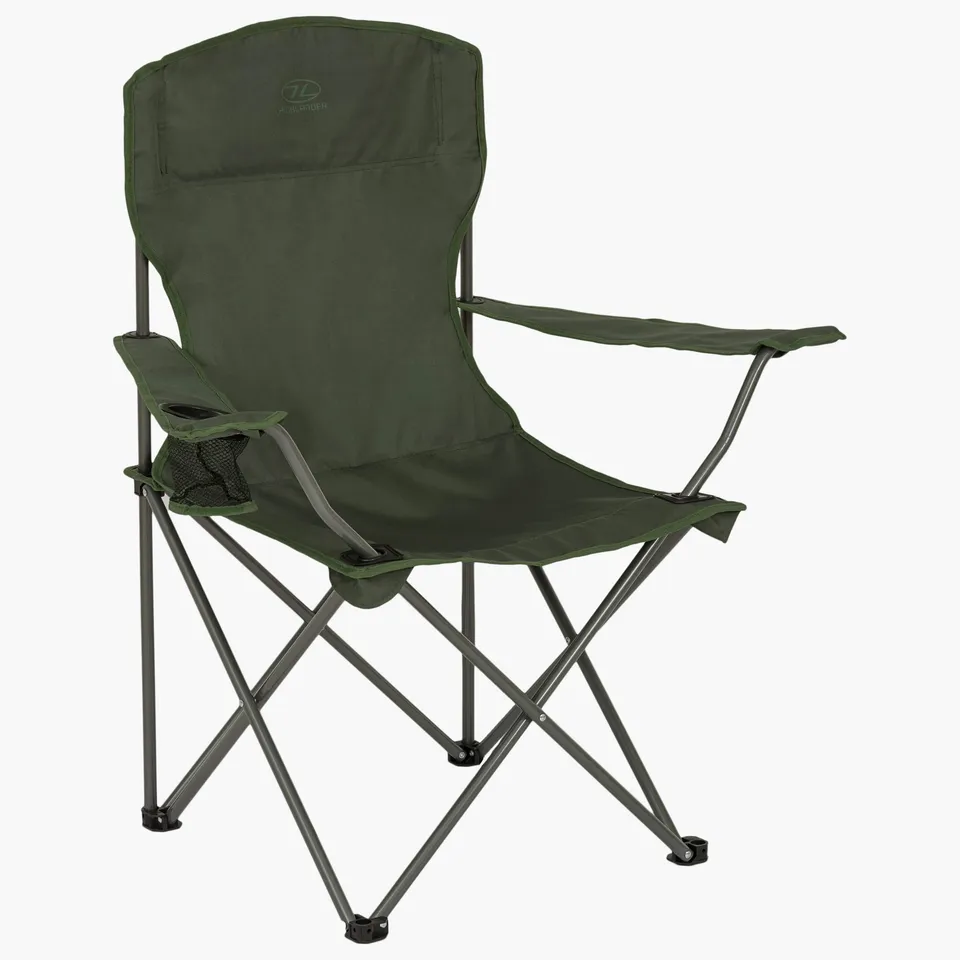 Highlander Edinburgh Chaise Camping Bleu Marine 2,4 kg