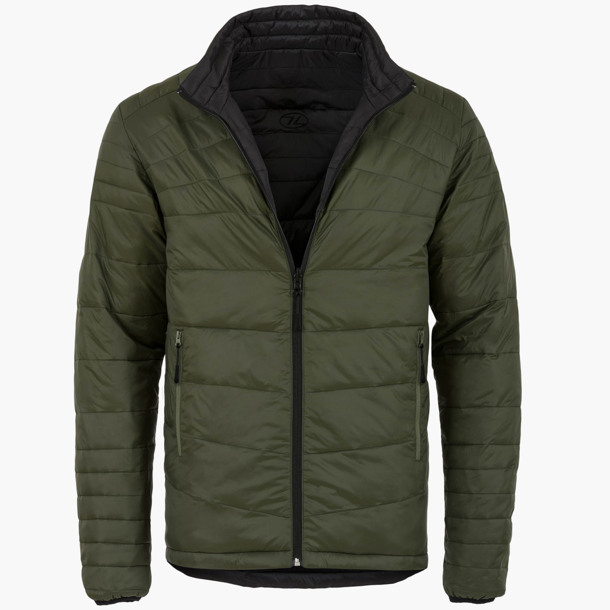 Highlander Reversible veste homme isolée olive noir