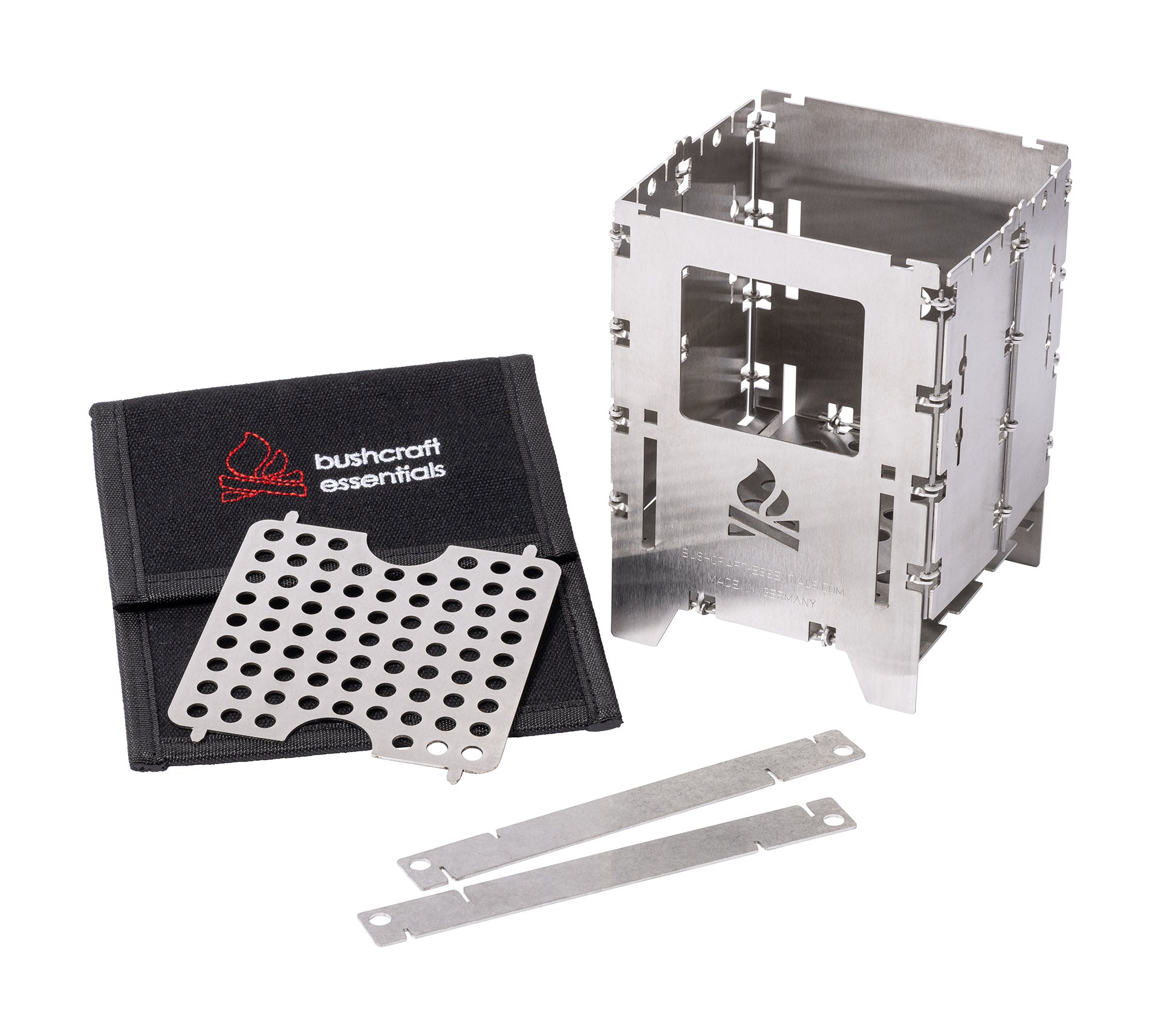 Bushcraft Essentials Bushbox LF set réchaud bois inox B-Ware