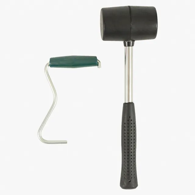 Highlander maillet caoutchouc tente avec arrache-sardine