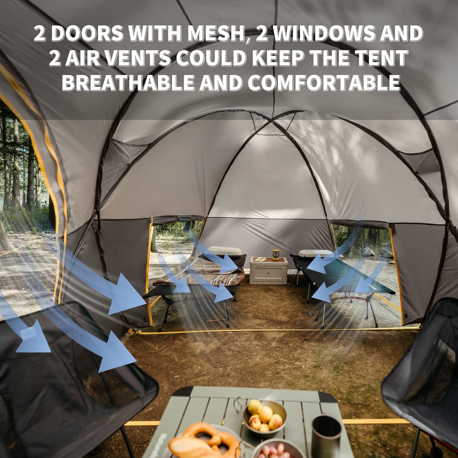 Naturehike KOTA tente camping 6 personnes double couche