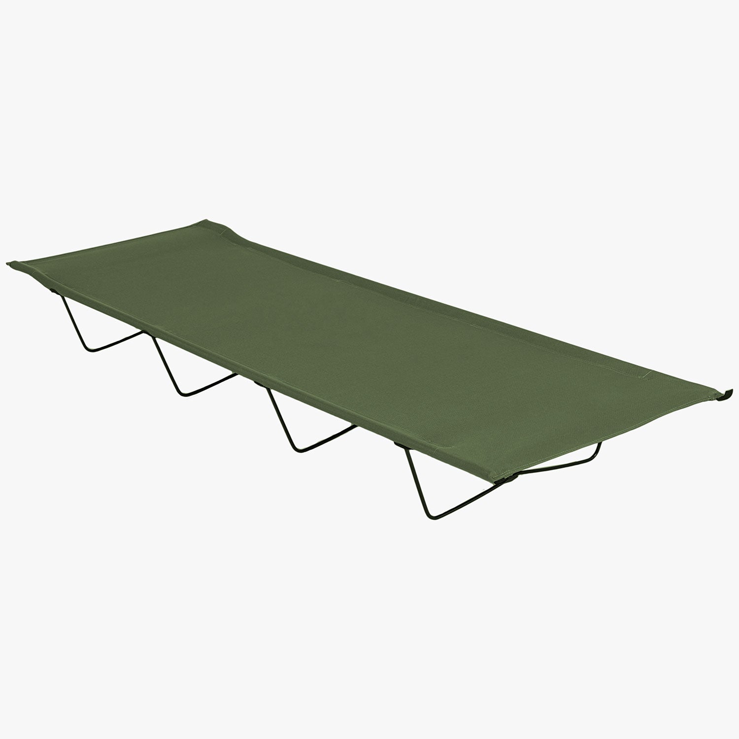 Highlander lit de camp léger olive acier