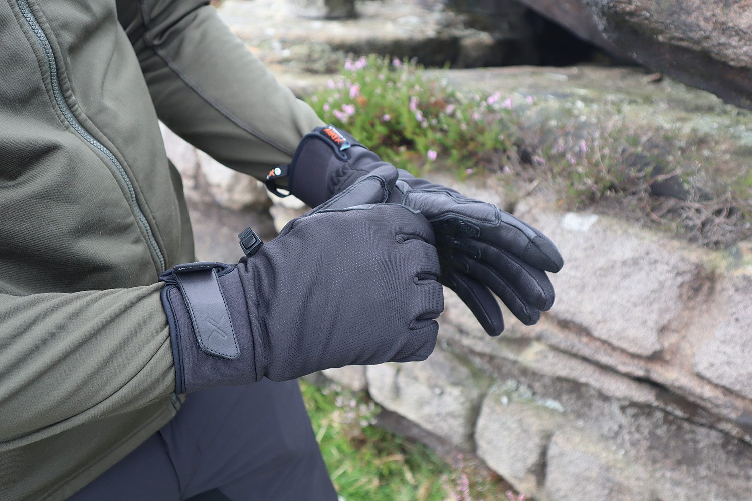 Terra Nova Extreme Belay gants escalade cuir imperméables tactiles