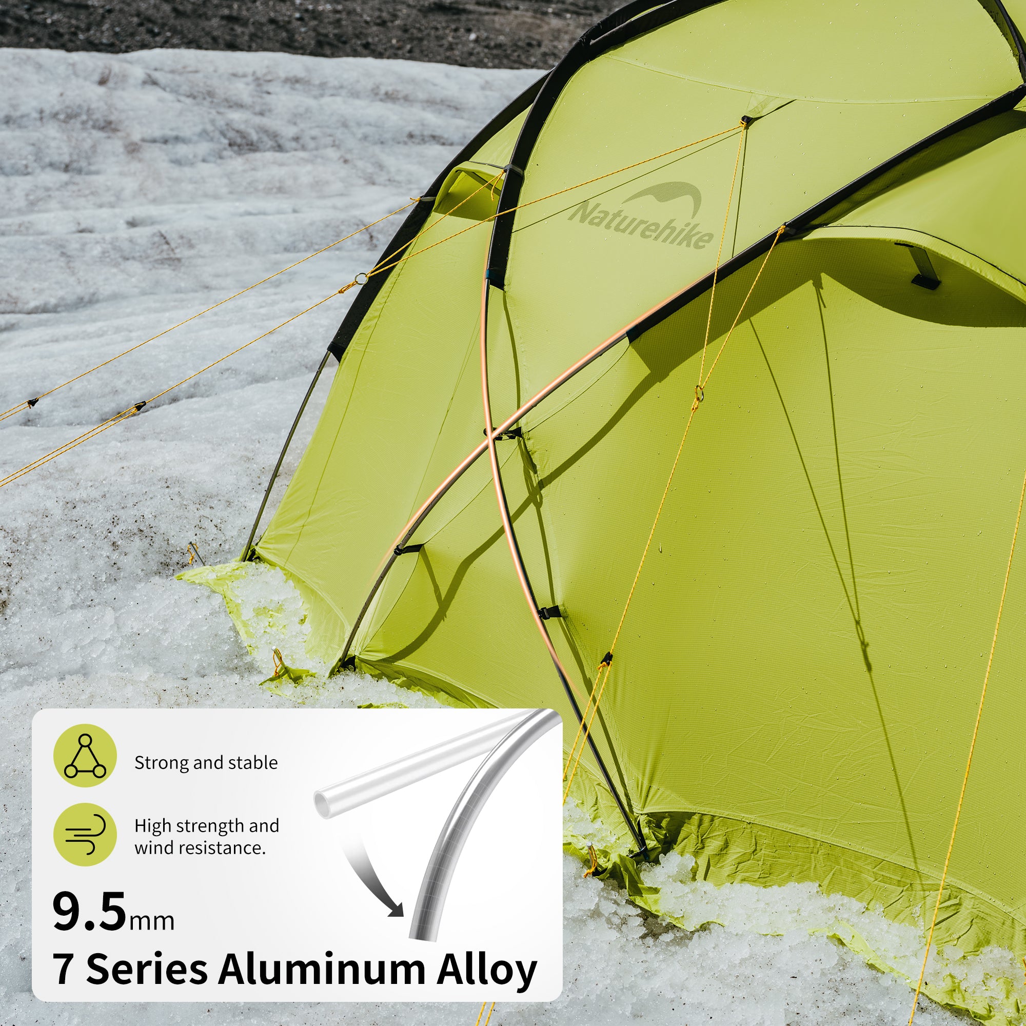 Naturehike Igloo 3 Tente 4 Saisons 3 Places PU4000