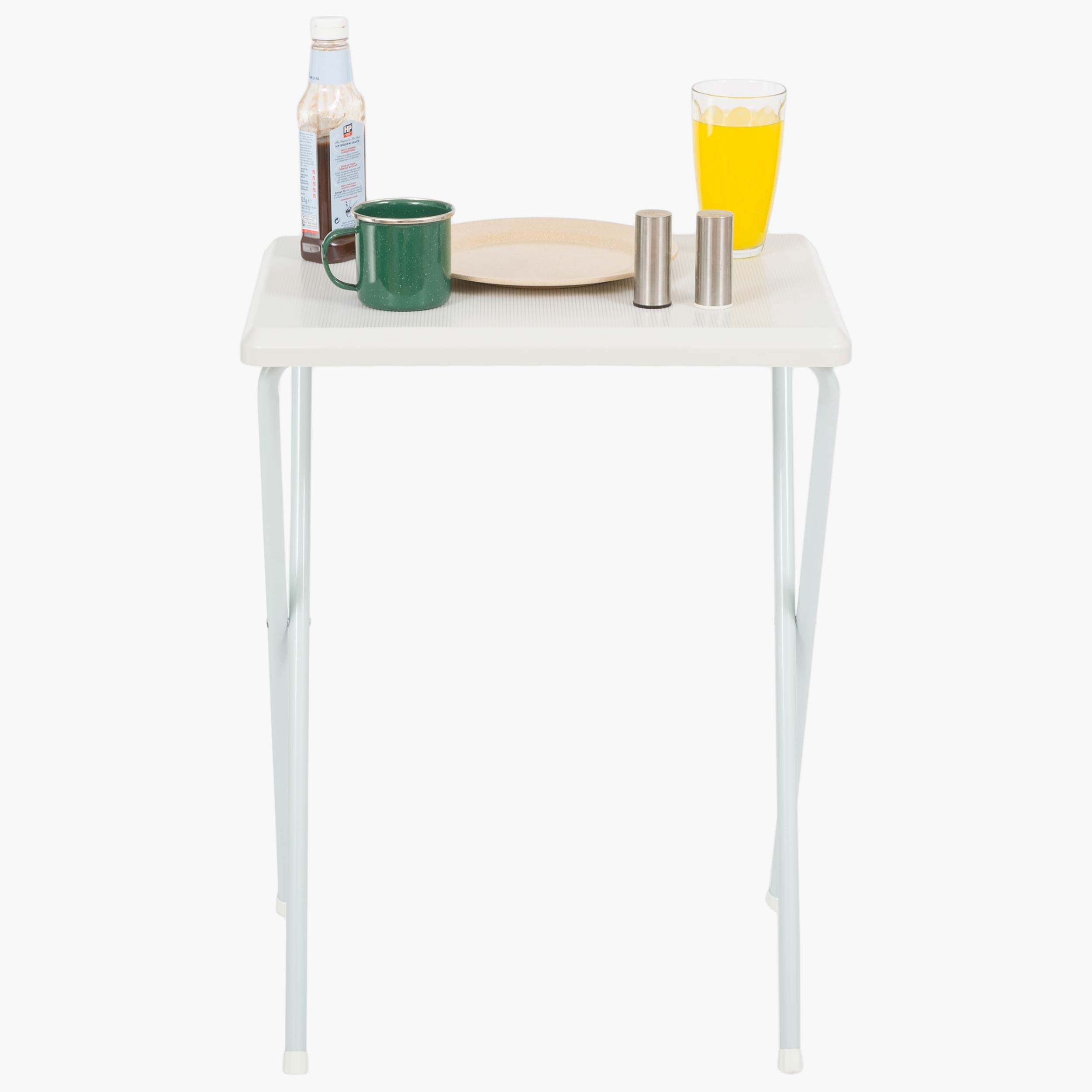 Highlander Furniture Table Camping Pliante Blanche 1,3kg