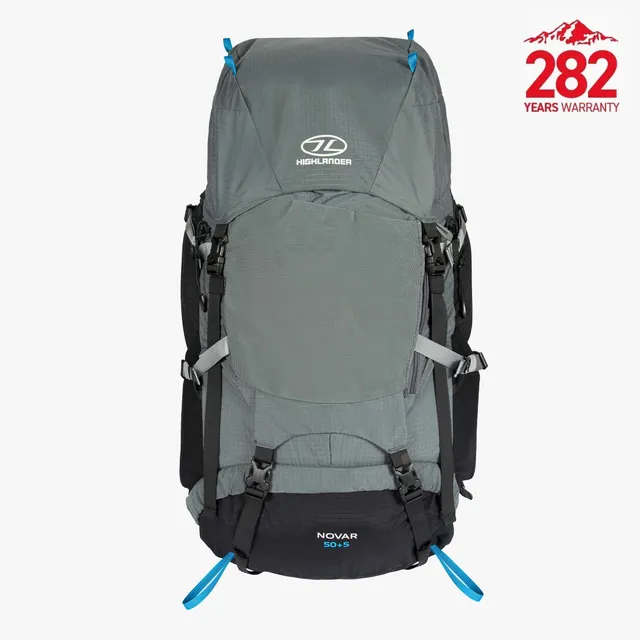 Highlander Novar sac à dos 50+5 L gris foncé trekking