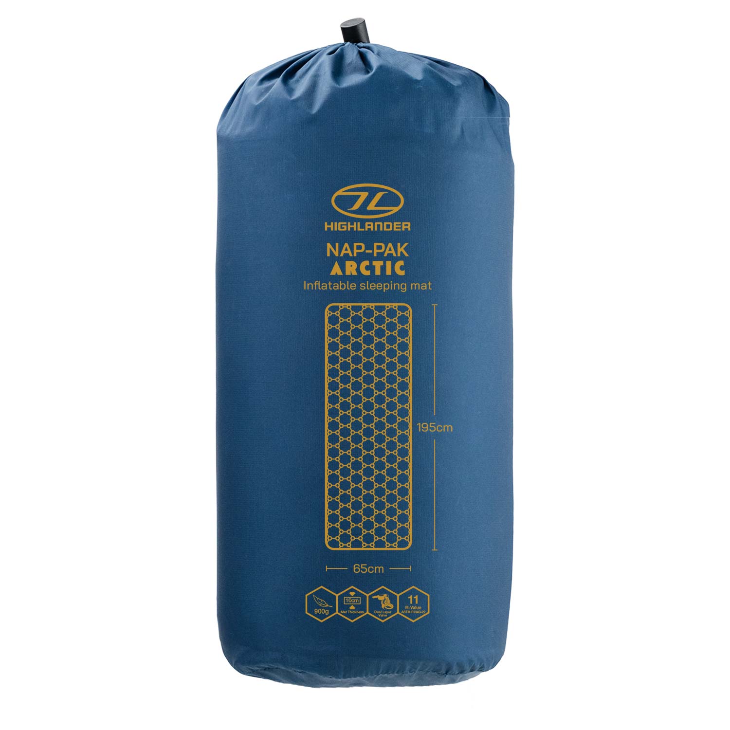 Highlander Nap-Pak Arctic R11 matelas bleu profond