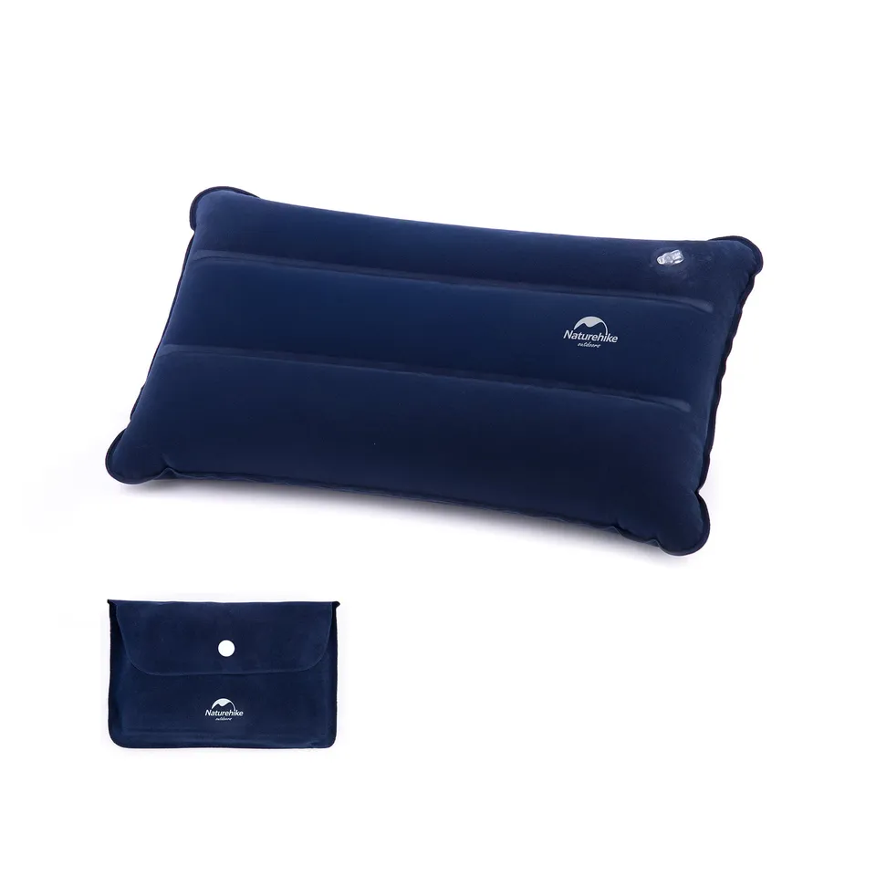 Naturehike oreiller gonflable carré bleu 90 g poche