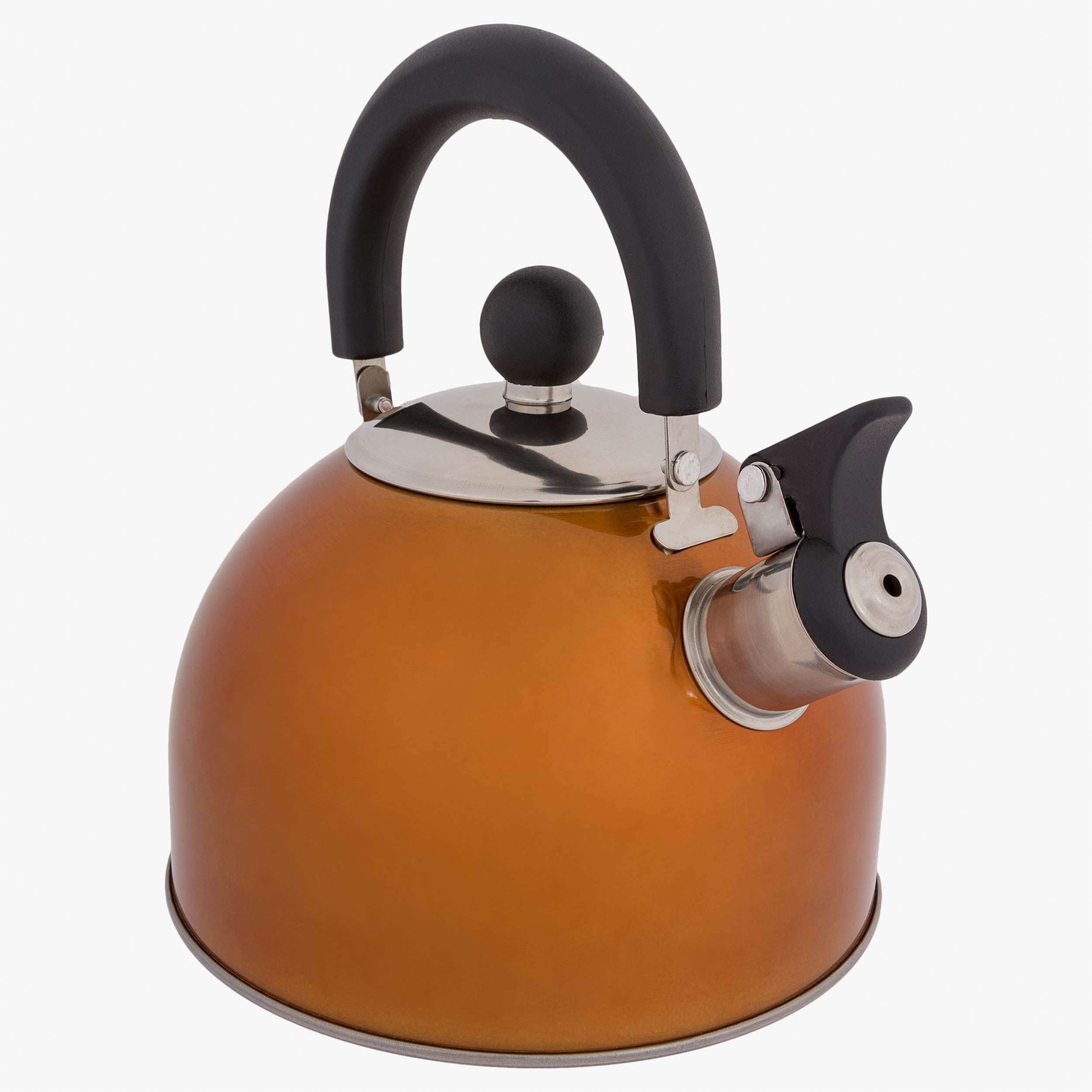 Highlander Cooking bouilloire sifflante 2L noire camping