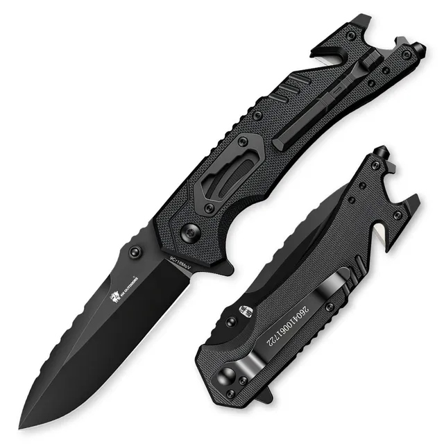 HX Infantry ZD-090 couteau pliant camping G10 lame 85 mm