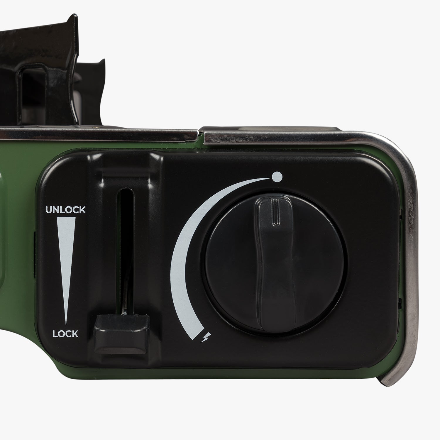 Highlander Cooking Réchaud Gaz Portable Vert avec Allumage Piezo