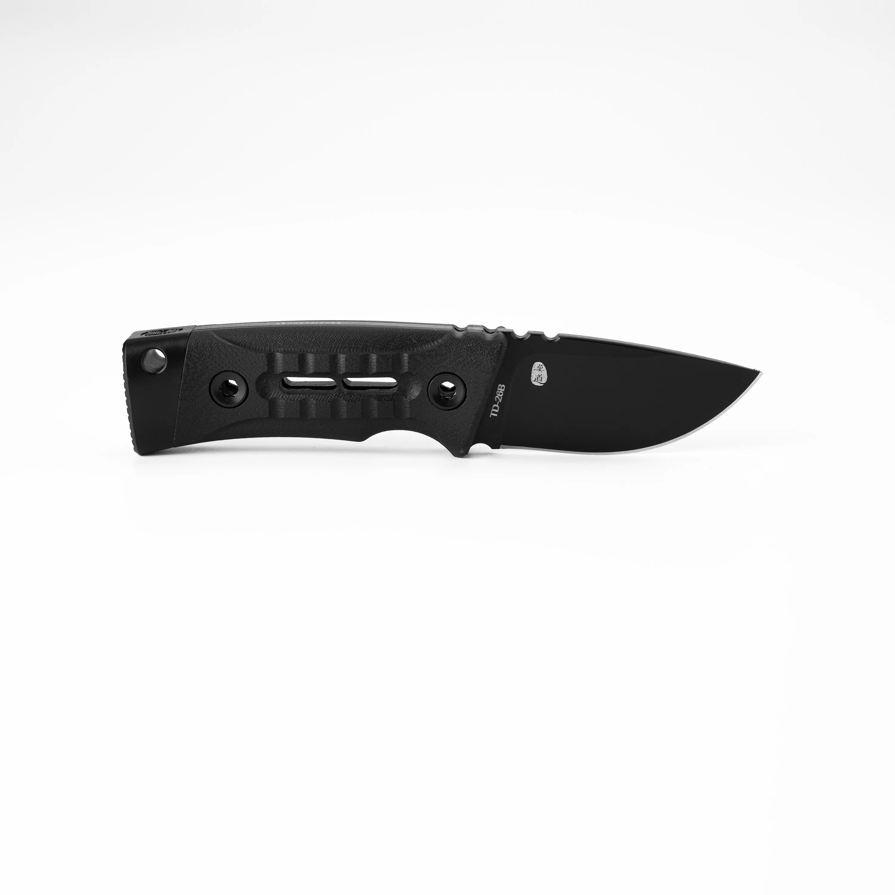 HX Rock Apex Mini TD-26B couteau fixe 58 mm manche G10 noir
